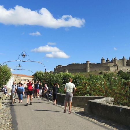 Tout Confort ! Climatisation, Calme, Piscine, Parking Gratuit, Terrasse, Wifi Apartment Carcassonne Luaran gambar