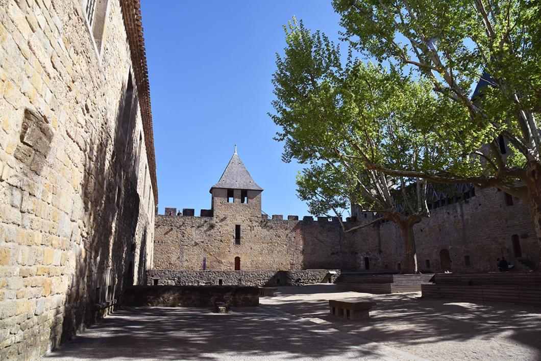 Tout Confort ! Climatisation, Calme, Piscine, Parking Gratuit, Terrasse, Wifi Apartment Carcassonne Luaran gambar